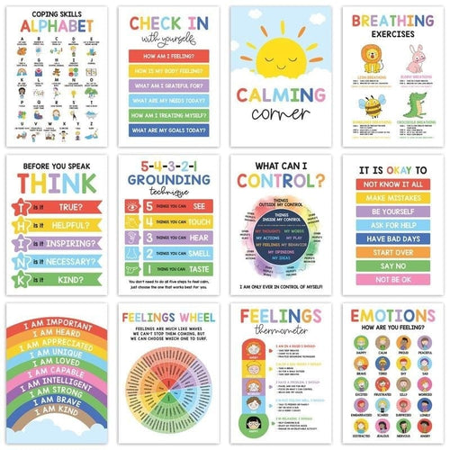 CZTICLE®🔥Last Day 49% OFF❤️12 Pcs Calming Corner Posters