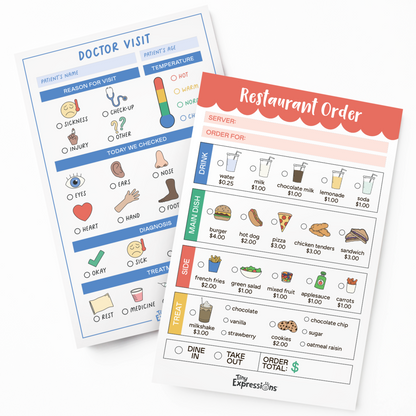 Cilifer® Doctor & Restaurant Playtime Notepads
