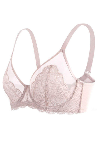 SFRCORD® Mermaid Scales Lace Unlined Bra