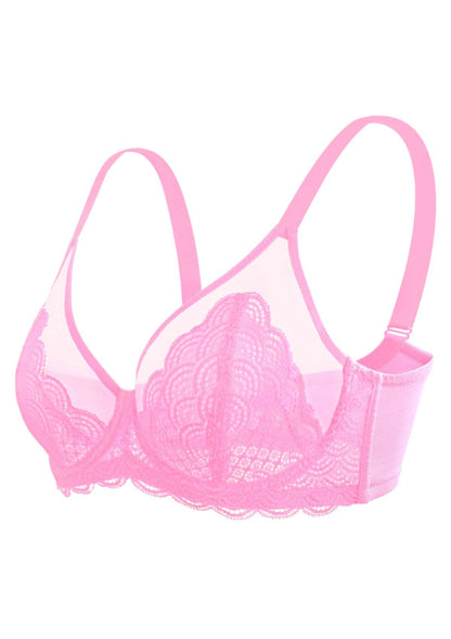 SFRCORD® Mermaid Scales Lace Unlined Bra