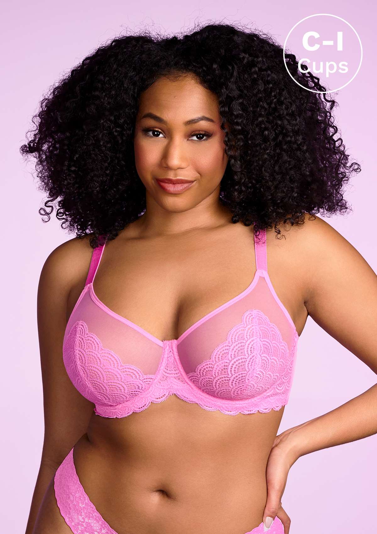 SFRCORD® Mermaid Scales Lace Unlined Bra