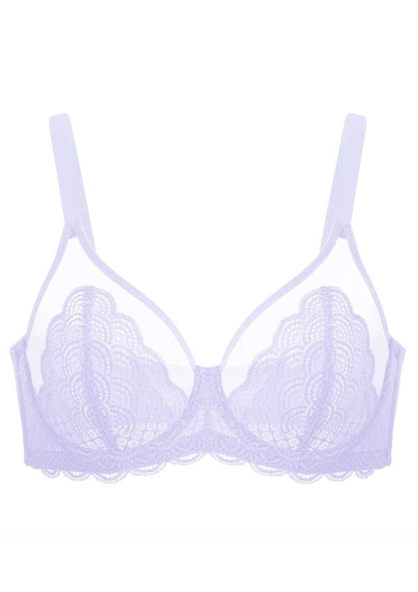 SFRCORD® Mermaid Scales Lace Unlined Bra