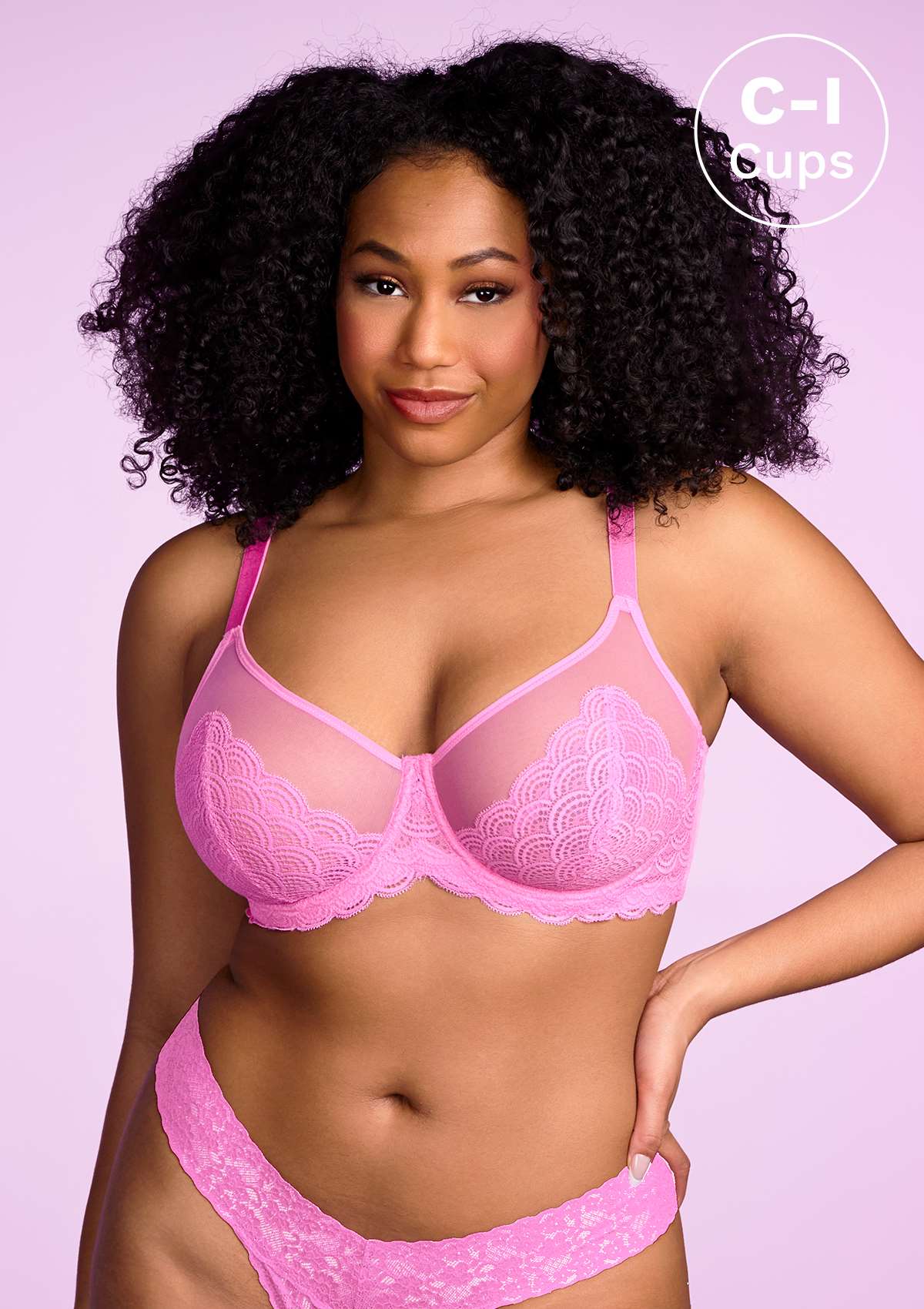 SFRCORD® Mermaid Scales Lace Unlined Bra