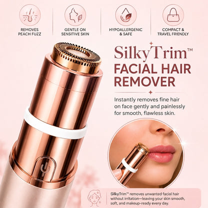 SilkyTrim – 2-in-1 Eyebrow & Facial Hair Trimmer