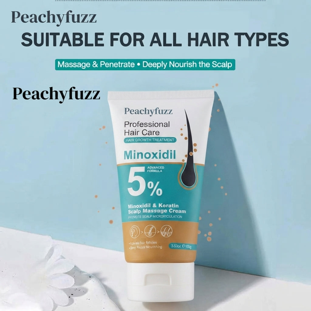 Peachyfuzz 5% Minoxidil Scalp Moisturizer | Fuller-Looking Hair Starts Here