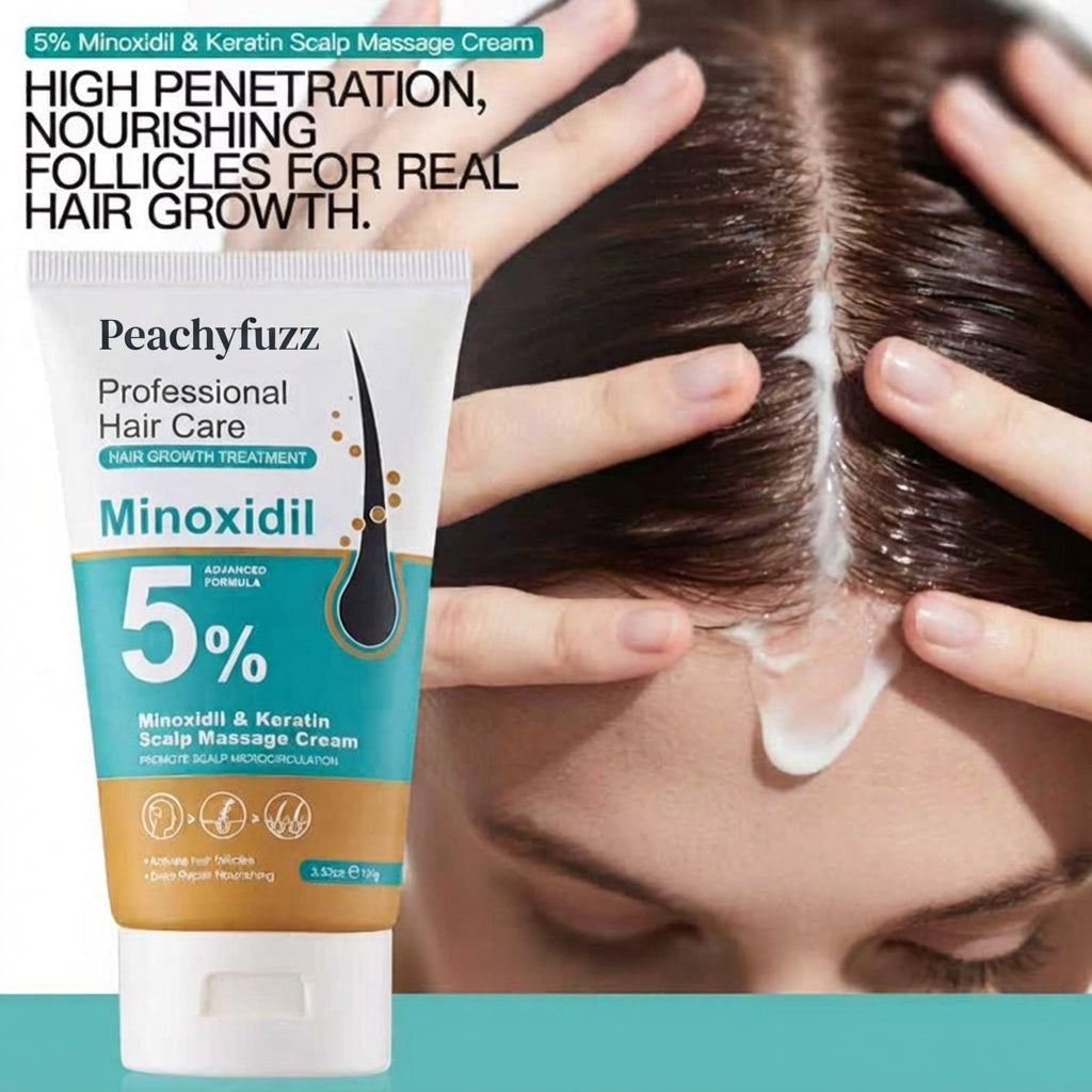 Peachyfuzz 5% Minoxidil Scalp Moisturizer | Fuller-Looking Hair Starts Here