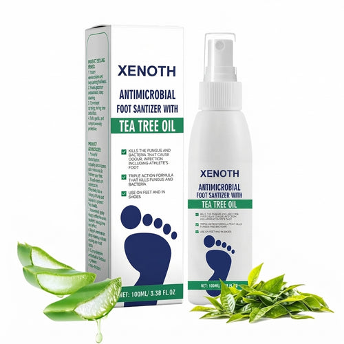 XENOTH - Foot Sanitiser with Tea Tree Oil, Tea Tree Oil Feet Spray