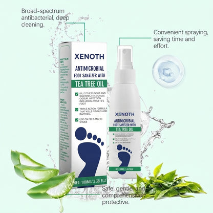 XENOTH - Foot Sanitiser with Tea Tree Oil, Tea Tree Oil Feet Spray