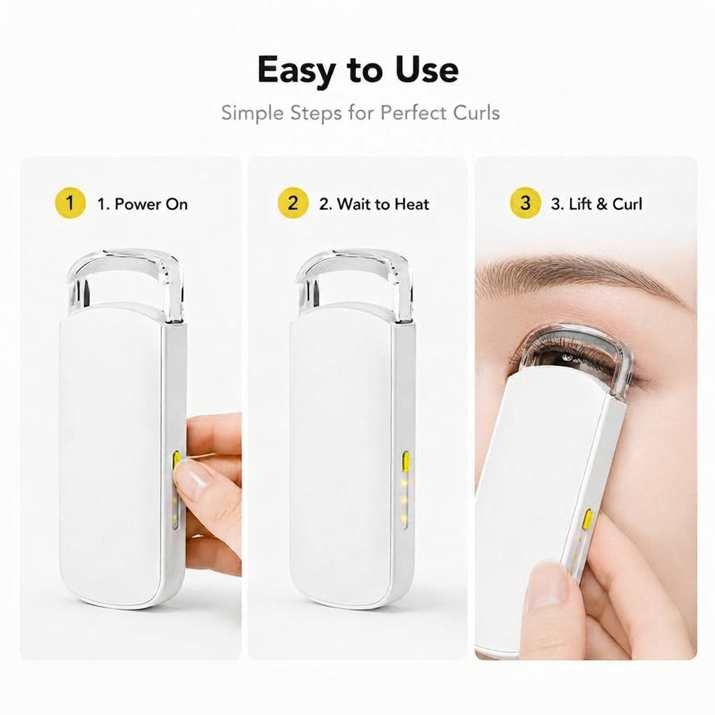 Rechargeable Heated Eyelash Curler
