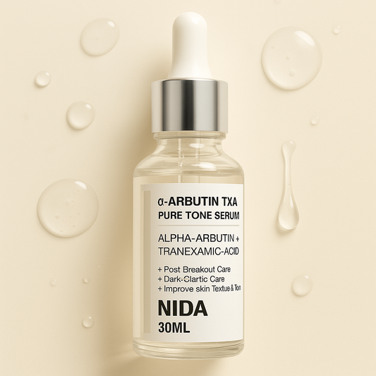 LUHAKA®  Arbutin TXA Pure Tone Serum Dark Spots Skin Tone Glow.natural radiance in every drop.