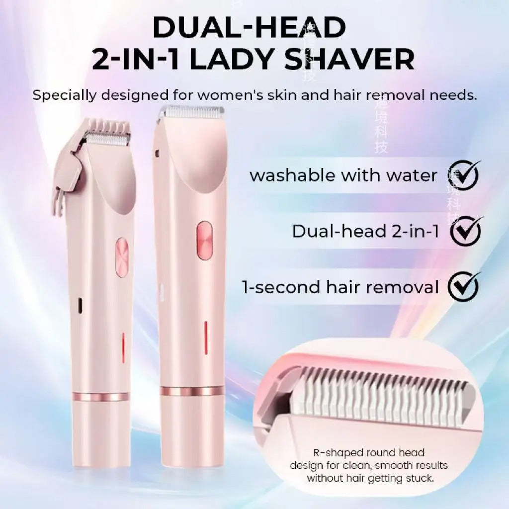 Velvet Glide | 2-in-1 Men & Women Body Shaver