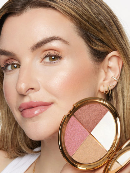 LUHAKA® glow wardrobe highlighting eye & cheek palette