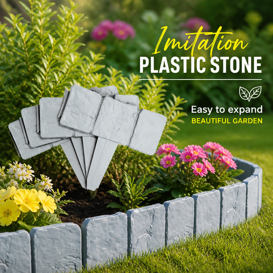Imitation Stone Garden Fence - DIY Garden Edging Border