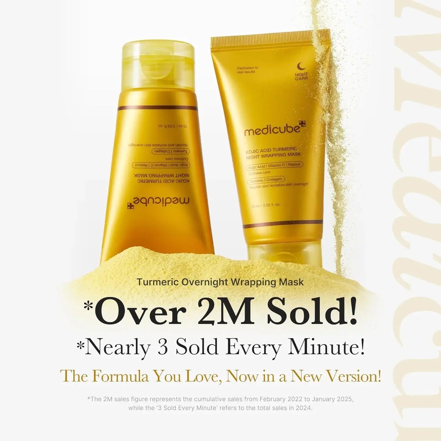 LUHAKA®  Kojic Acid Turmeric Night Wrapping Mask
