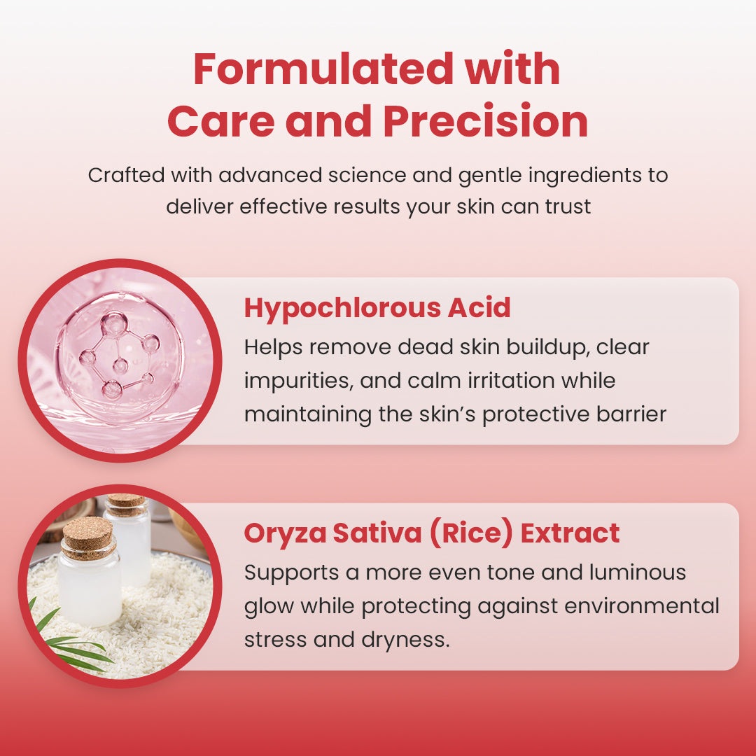 medloube Hypochlorous Acid Rice Peel Shot Duo