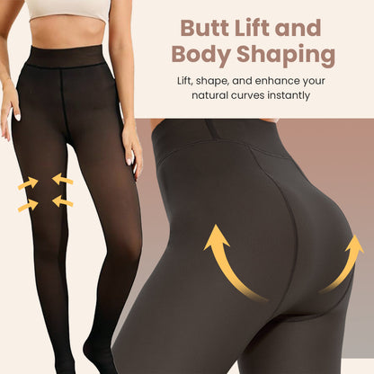 Luhaka® Sheer Fleece-Lined Tights for Women