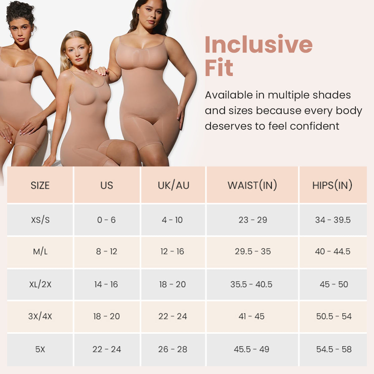 Luhaka® All Day Every Day Tummy Control Slimming Bodysuit