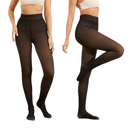 Luhaka® Sheer Fleece-Lined Tights for Women