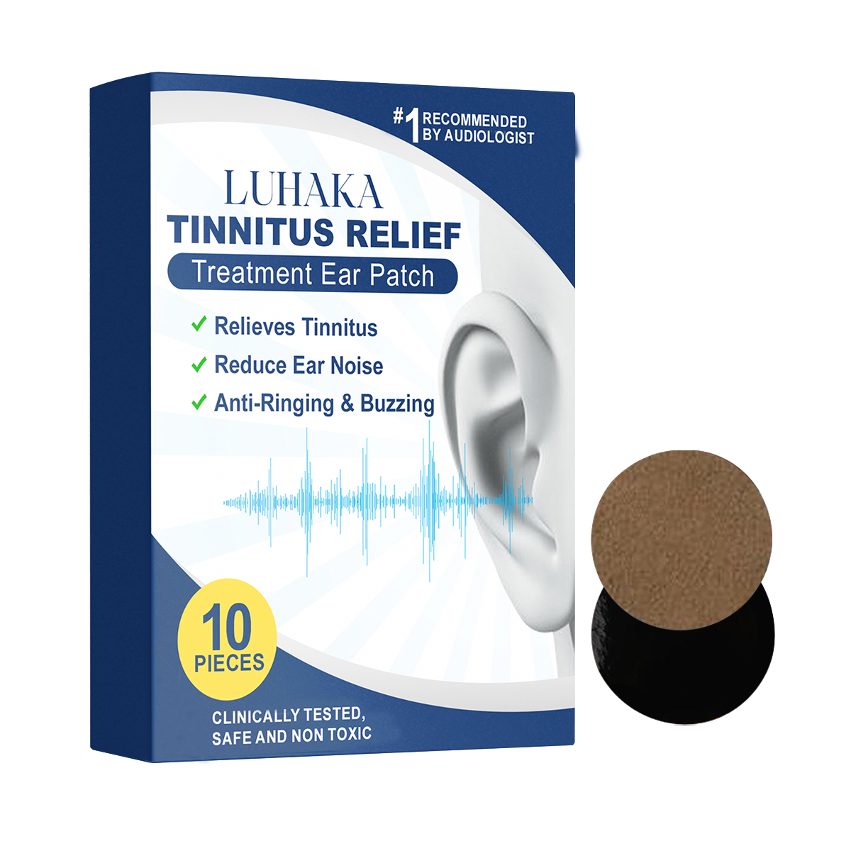 Ear Pact 🔥Year-end Promotion 🔥 Luhaka™ Tinnitus Relief Treatment Ear Patch ...