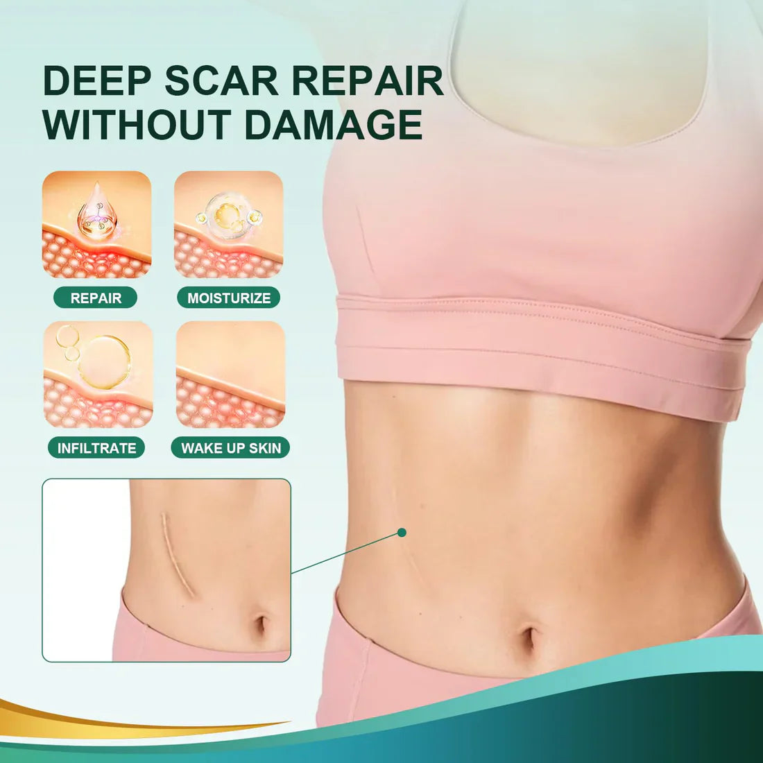 LUHAKA® Silicone Scar Remover Tape for Acne & Wrinkles