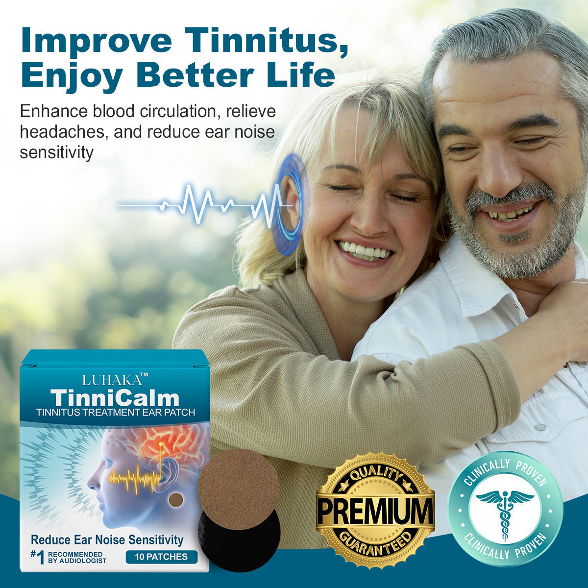 🔥40%off🔥 Luhaka™ TinniCalm Tinnitus Treatment Ear Patch