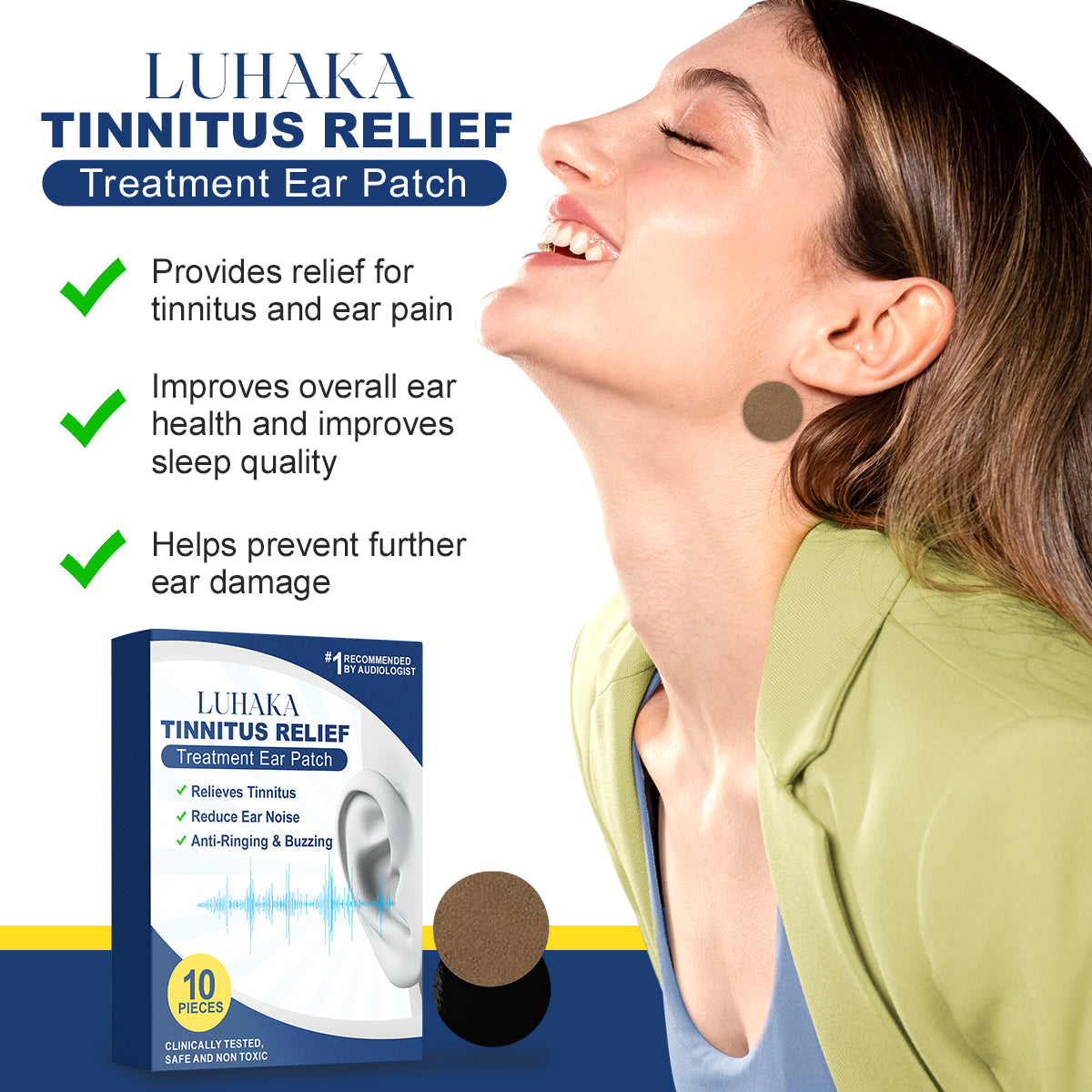 Luhaka™ Tinnitus Relief Treatment Ear Patch-k💡