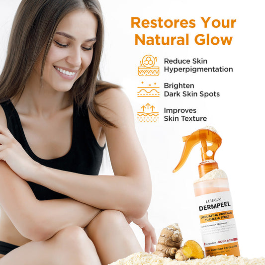 Luhaka® DermPeel Kojic Acid Turmeric Spray