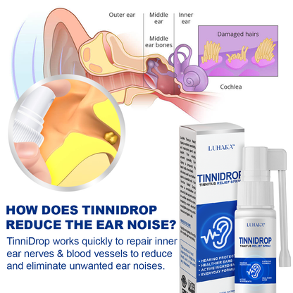 🔥Anniversary Promotion 🔥 TinniDrop Tinnitus Relief Spray-give you a world that sounds better✅