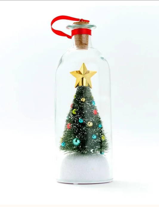CZTICLE® Mr. Santa's Message in a Bottle Christmas Tree