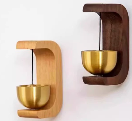 CZTICLE®Wooden Door-Style Dopamine Wind Chime - Modern Minimalist Entrance Door Bell Hanging Decoration